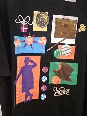 WONKA TSHIRT, Willie Wonka Shirt, New WONKA Black Tshirt, XXL